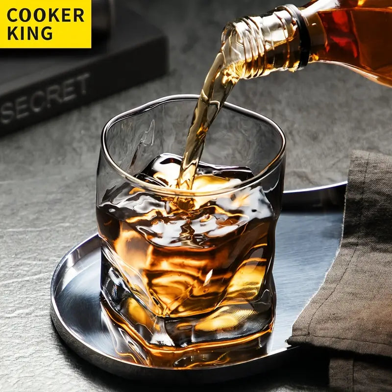 Set of 2 Lowball Whiskey Glasses, 10 oz / 280 ml