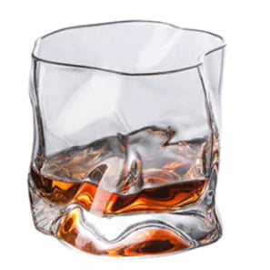 Crumple Japanese Style Whiskey Glass (Single Piece)