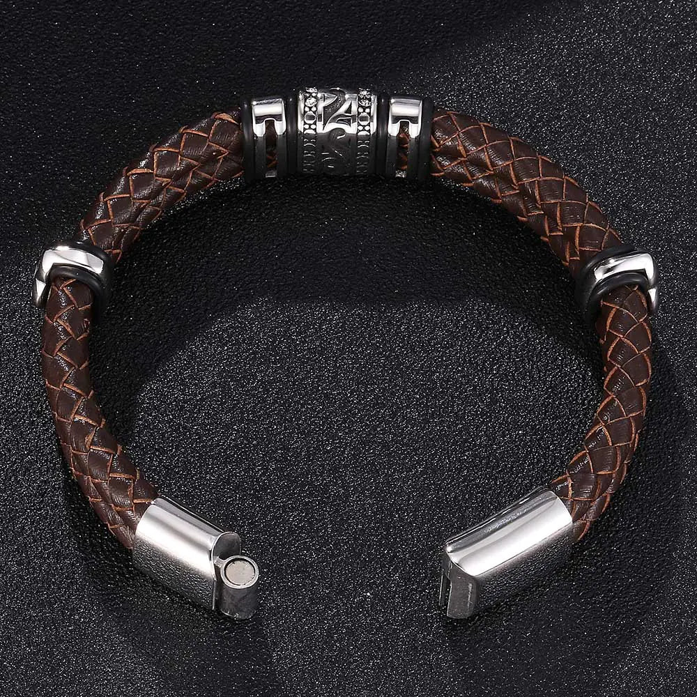 2019 New Western Style Handcrafted Leather Bracelet
