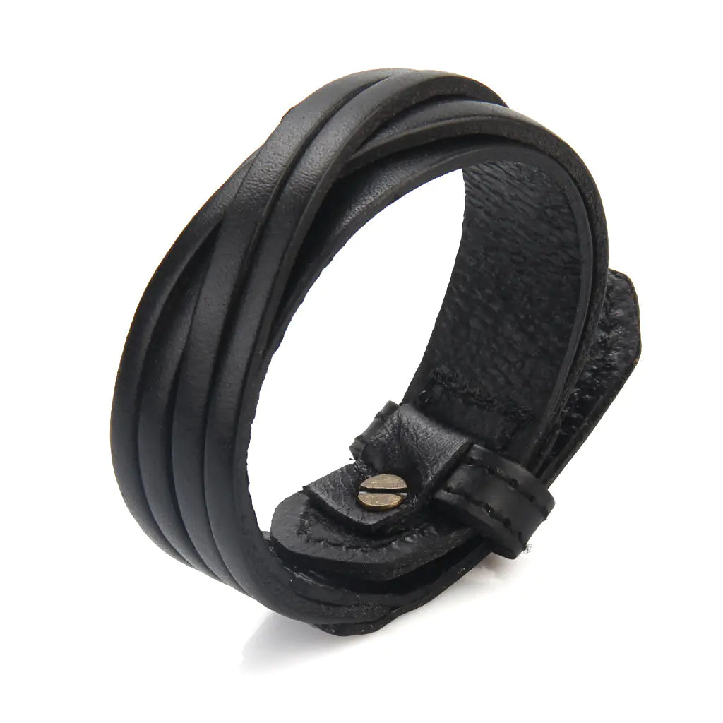 Fashionable Western Leather Multi-Layer Vintage Bracelet