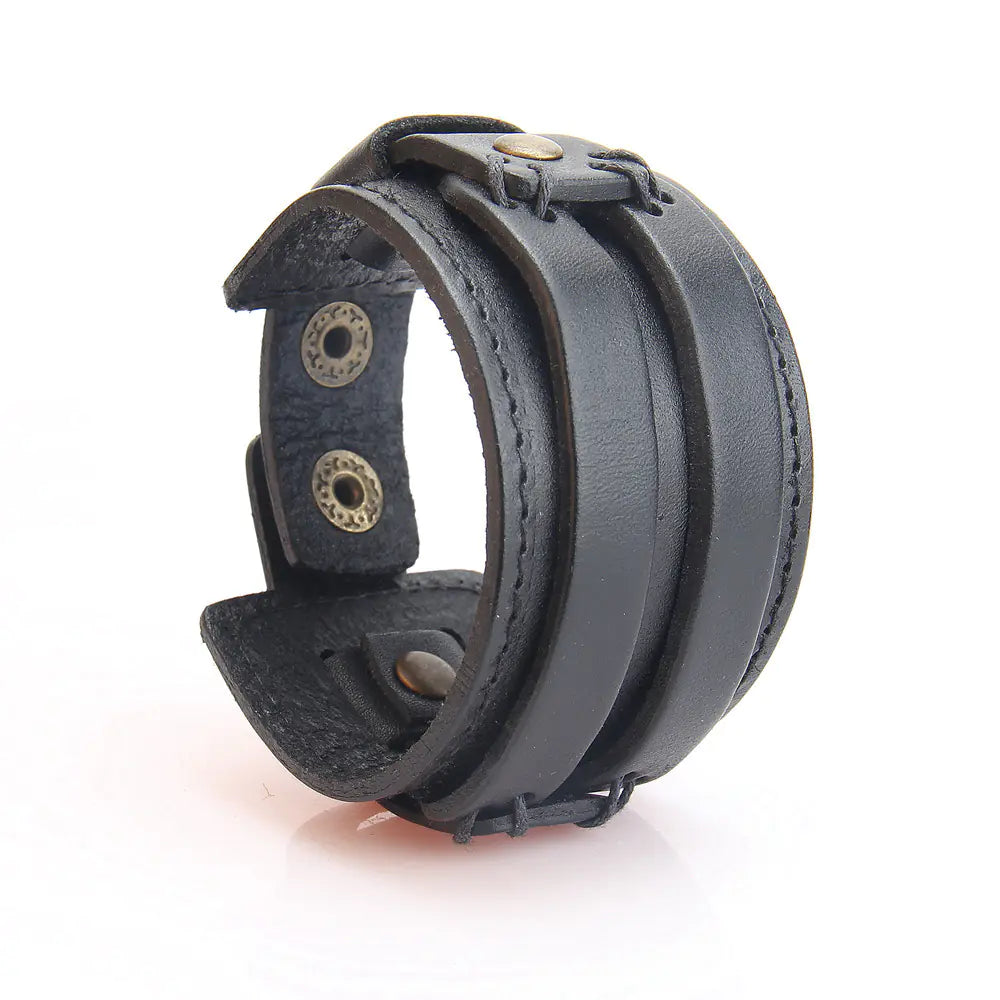 Fashionable Western Leather Multi-Layer Vintage Bracelet