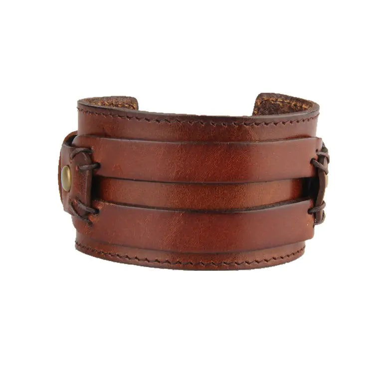 Fashionable Western Leather Multi-Layer Vintage Bracelet