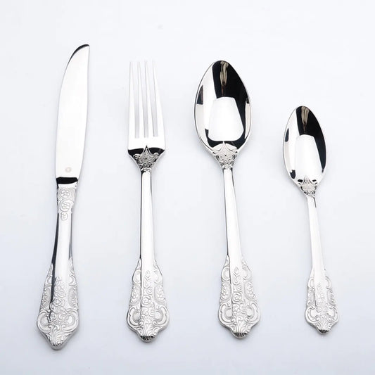Retro Western Stainless Steel Cutlery Set