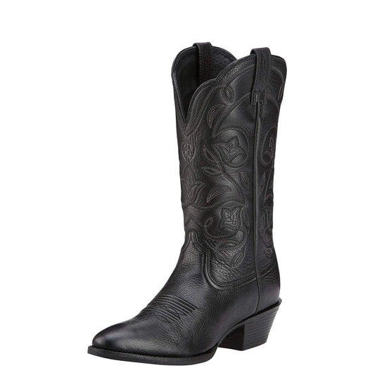 ARIAT Women’s Heritage Round Toe Western Boots – Classic Leather Boot
