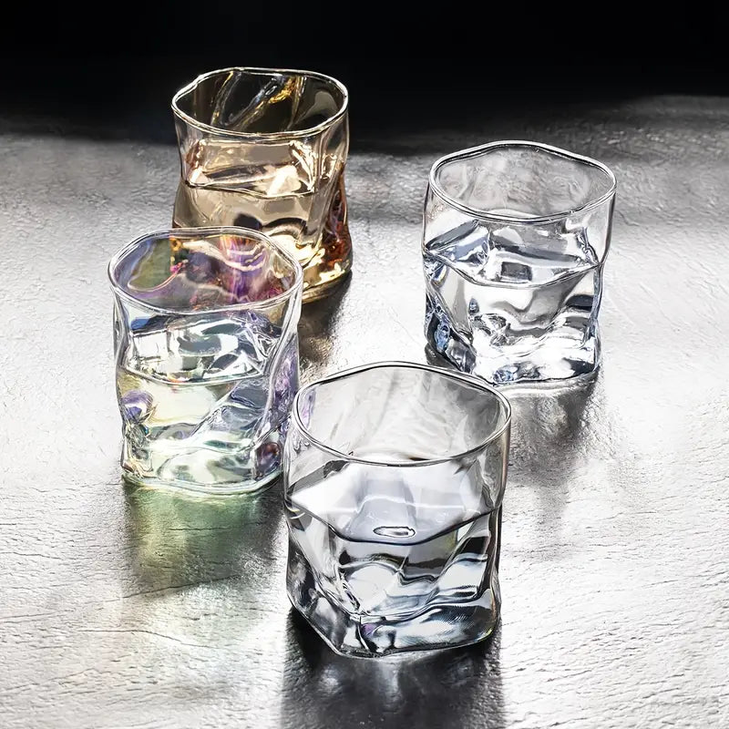 Set of 2 Lowball Whiskey Glasses, 10 oz / 280 ml