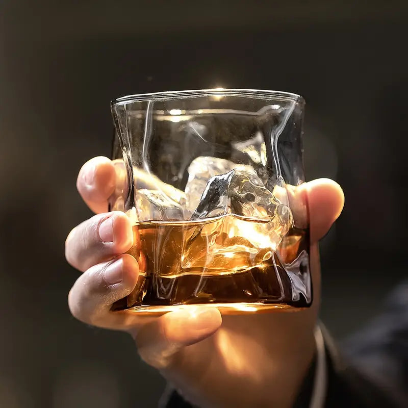 Set of 2 Lowball Whiskey Glasses, 10 oz / 280 ml