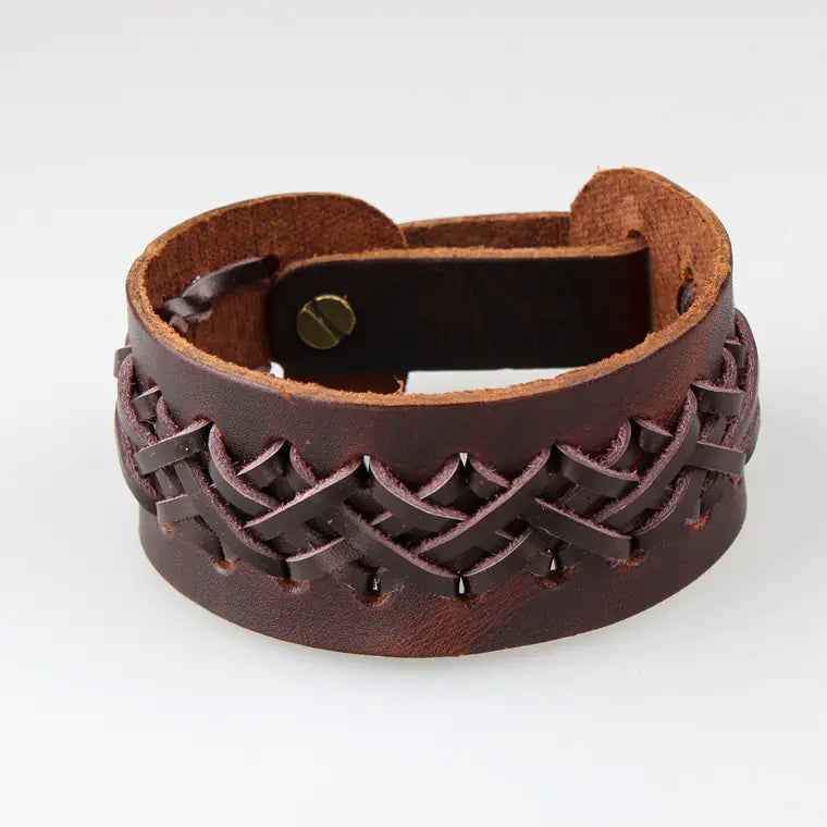Fashionable Western Leather Multi-Layer Vintage Bracelet